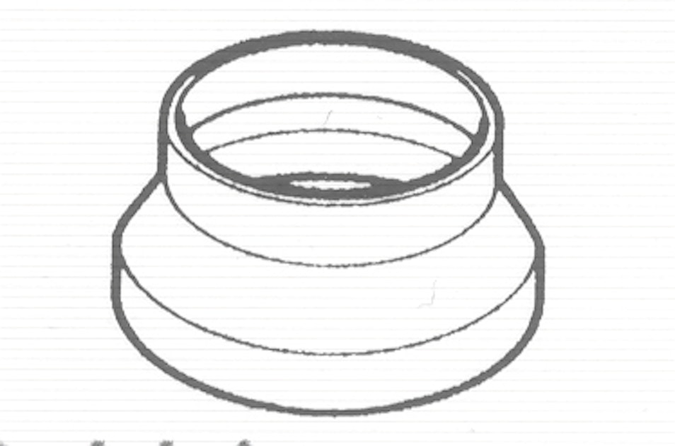 THERMEX LIITANTAOSA THERMEX MUUNTOKAPPALE 125-100mm | Liesituulettimet ...